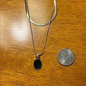 Elegant Green Pendant Necklace